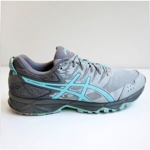 ASICS Women's Gel-Sonoma 3 Gray and Turquoise Running Shoes